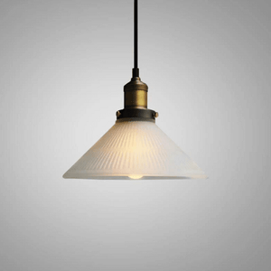 Fluted Glass Pendant Light | Bright & Plus.