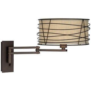 Franklin - Rustic Farmhouse Swing Arm Wall Lamp | Bright & Plus.