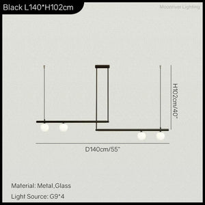 Frey - Modern Minimalist Living Room Chandelier Simple Linear