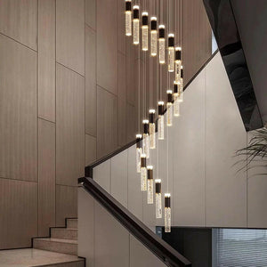 Geert - Luxury Crystal Staircase Chandelier