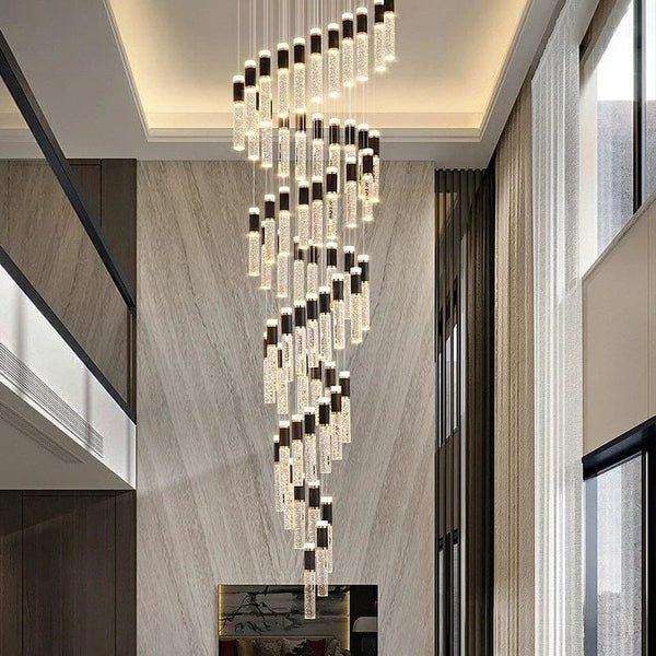 Geert - Luxury Crystal Staircase Chandelier