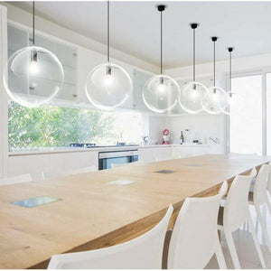 Glass Bubble Lamp Shade Pendant Light