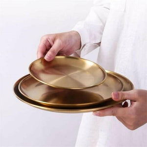 Golden Element Plates | Bright & Plus.