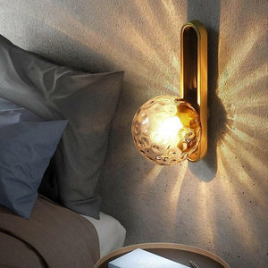 Grazia - Wall Lamp Gold with American Crystal Ball