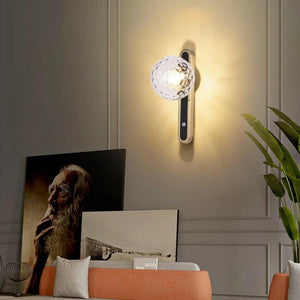 Grazia - Wall Lamp Gold with American Crystal Ball