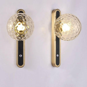 Grazia - Wall Lamp Gold with American Crystal Ball