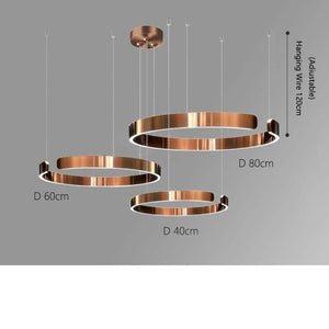 Gtoz - Chandelier Ring LED Modern Minimalist