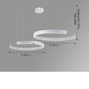 Gtoz - Chandelier Ring LED Modern Minimalist