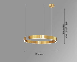 Gtoz - Chandelier Ring LED Modern Minimalist