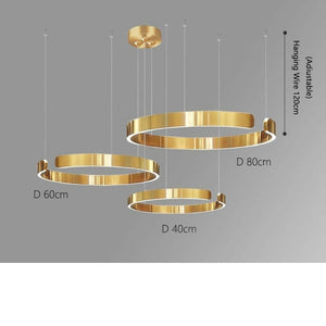 Gtoz - Chandelier Ring LED Modern Minimalist