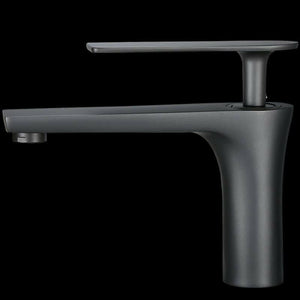 Gunmetal -  Single Lever Hot and Cold Bathroom Sink Tap