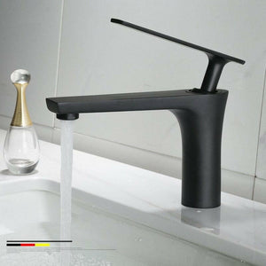 Gunmetal -  Single Lever Hot and Cold Bathroom Sink Tap