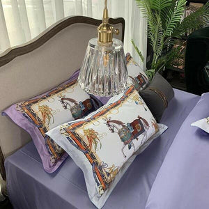 Hampton Royal Horse Duvet Cover Set (4 Pieces) | Bright & Plus.