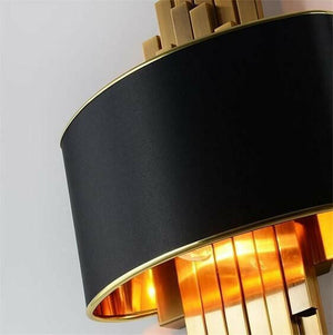 Hanett- LED Gold Metal Sconce | Bright & Plus.