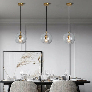 Hans - Nordic Glass Double Layer Pendant Lamp