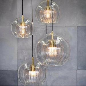 Hans - Nordic Glass Double Layer Pendant Lamp