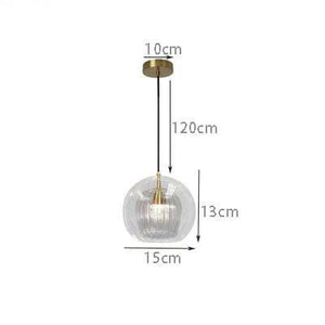 Hans - Nordic Glass Double Layer Pendant Lamp