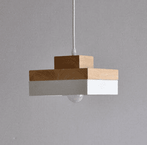 Hatria - Pendant Light Wooden LED (square or round)