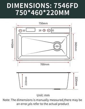 High Quality Stainless Steel Multifunctional Kitchen Sink