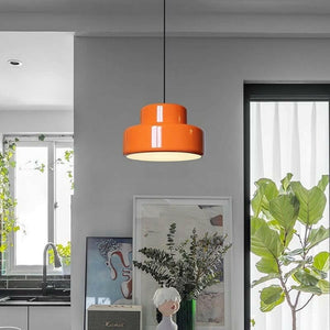 Kadri Retro Orange LED Pendant Light