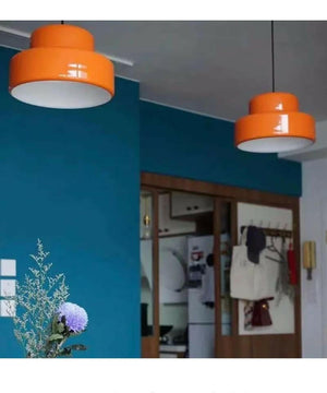 Kadri Retro Orange LED Pendant Light