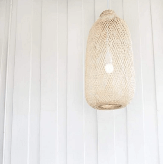 Kanya - Compressable Bamboo Pendant Light | Bright & Plus.
