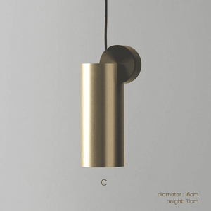 Kendall - Serene Brass Pendant Lights | Bright & Plus.