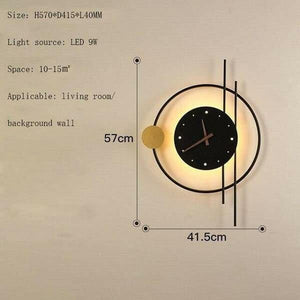 Kofi - Wall Lamp Clock | Bright & Plus.