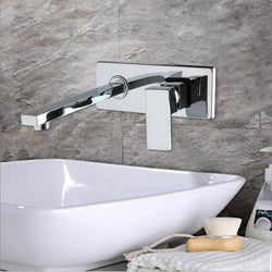 Laney - Wall Mounted Brass Nozzle Bathroom Faucet | Bright & Plus.