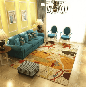 Large Modern Abstract Rug | Bright & Plus.