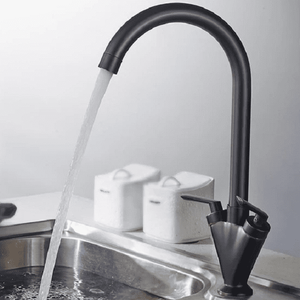 Lazaro - Two Handle Rotating Kitchen Faucet | Bright & Plus.