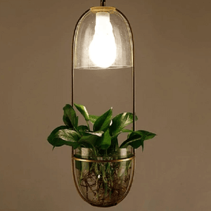 Lileas - Modern Hanging Planter Lamp | Bright & Plus.