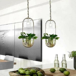 Lileas - Modern Hanging Planter Lamp | Bright & Plus.