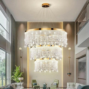 Liv - Nordic Chandelier Circle LED Gold