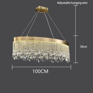 Liv - Nordic Chandelier Circle LED Gold