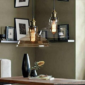 Loft Retro Glass Stone Pendant Lights | Bright & Plus.