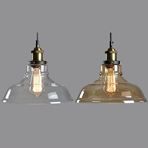 Loft Retro Glass Stone Pendant Lights | Bright & Plus.