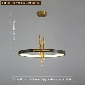 Ava Two-Tier Modern Rounded Metal Chandelier | Bright & Plus.