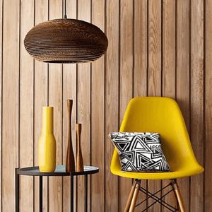 Luminaria Corrugated Board Pendant Light | Bright & Plus.