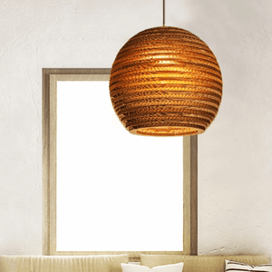 Luminaria Corrugated Board Pendant Light | Bright & Plus.