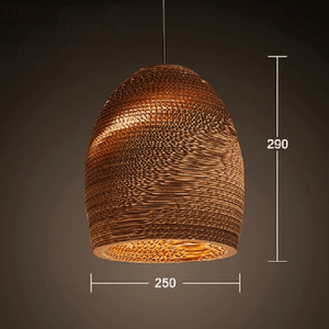 Luminaria Corrugated Board Pendant Light | Bright & Plus.