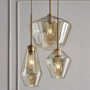 Meriall - Hanging Glass Pendant Lamp