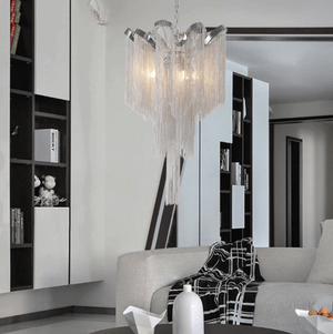 Moda Luxury Chain Chandelier | Bright & Plus.