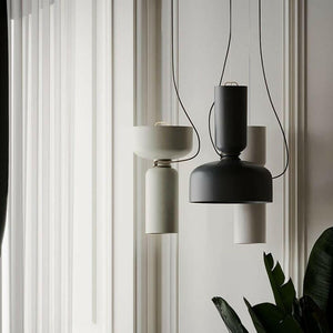 Modern Danish Designer Nordic Pendant Lamp with Wrought Iron Shade