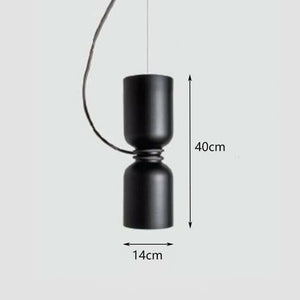 Modern Danish Designer Nordic Pendant Lamp with Wrought Iron Shade