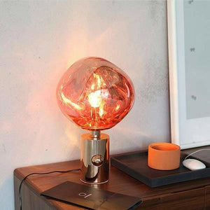 Modern Melt Led Table Lamp Replica Tom Dixon Gold/Chrome | Bright & Plus.