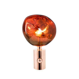 Modern Melt Led Table Lamp Replica Tom Dixon Gold/Chrome | Bright & Plus.