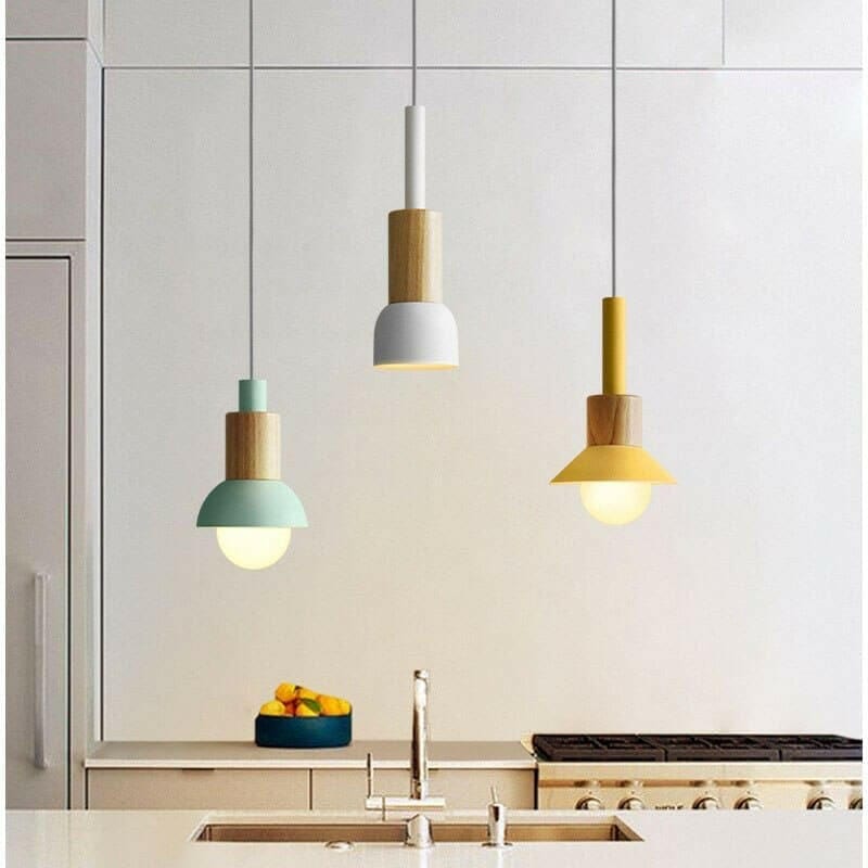 Neato - Metal & Wood Pendant Lights