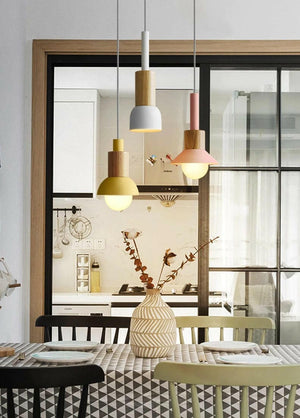 Neato - Metal & Wood Pendant Lights