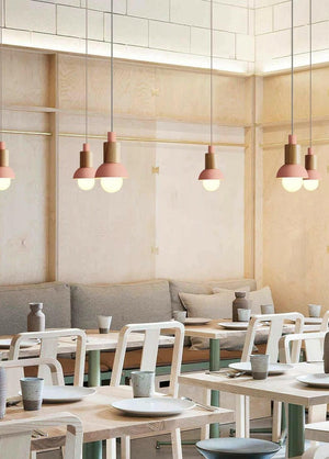 Neato - Metal & Wood Pendant Lights